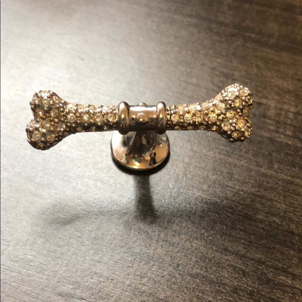 Vivienne Westwood silver stud bone single cufflink - Picture 1 of 6
